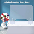 Nail Salon Sneeze Guard Acrylic Freestanding Barrier Checkout Shield Screen