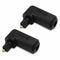 2-Pack Right Angle Toslink Adapter (Toslink Extension) Male to Female D7P4