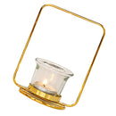 Nordic Style Candle Holder Metal Frame Candlestick for Party Hotel Cafe