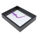 Plant Specimen Wood Photo Frame Double-sided Glass Photo Frame Black