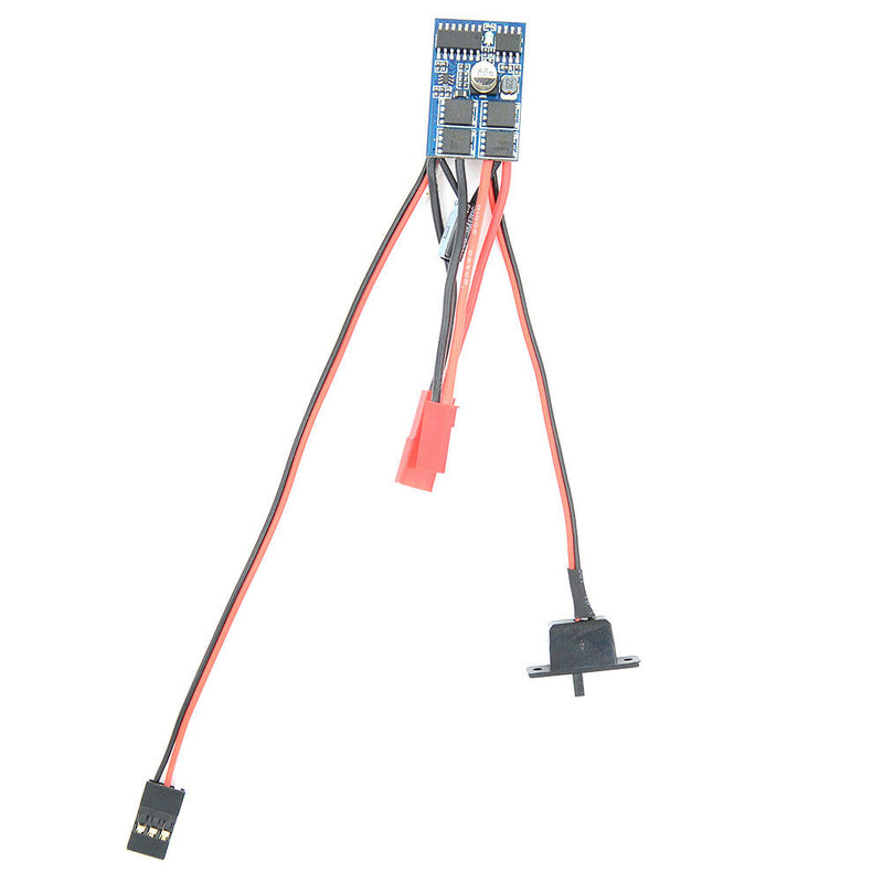 RC 10A ESC Brushed Speed Controller w/ Brake for 1/16 1/18 1/24 Car Boat Tank3C