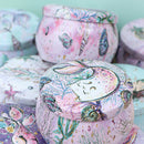 1Pc Mermaid Candy Tin Box Round Gift Box Handmade Soap Candle Jar Packaging  Nw