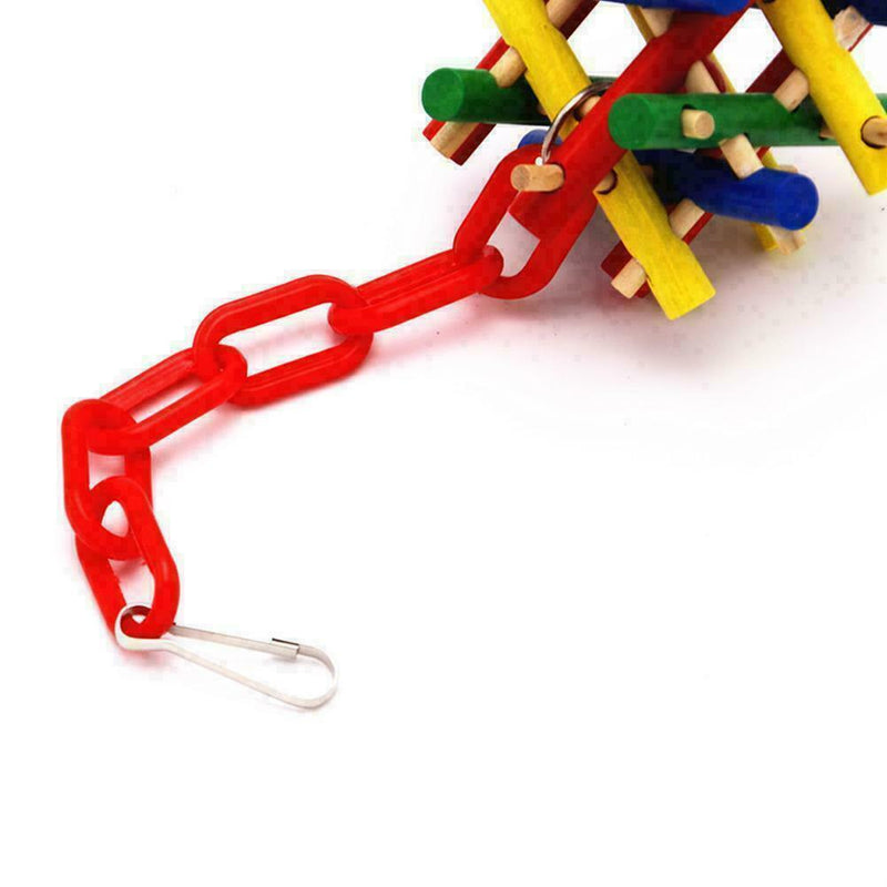 Parrot Toys Bird Ball Stick Cockatiel Perch Budgie Cage NEW Parakeet Supp D D9O2