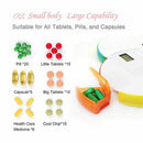 7 Day Pill Box Alarm-DIY Digital Small Pocket Pill Organizer Timer,Travel P