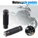 2x Aluminum Motorcycle Rear Footrests M8 Foot Pegs Pedals Motor Bike Parts