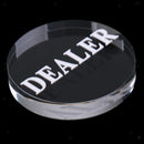 Acrylic Poker Dealer Button Poker Game Pressing Poker Cards Game Guard 56mm