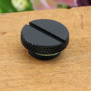 Black G1/4 Thread Low Profile Plug for PC Water Cooling Radiator Reservoir A