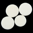 17Pcs/Set Leather Clarinet Replacement Pads 17.3mm 15.1mm 12mm 10mm White W
