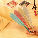 Modern Neutral Colorful Feather Shape Rollerball Pen School Office Supplies 3C