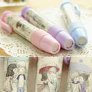 Rubber Eraser Gift Eraser Student Stationery School Cute Tool Pen Shape Eraser