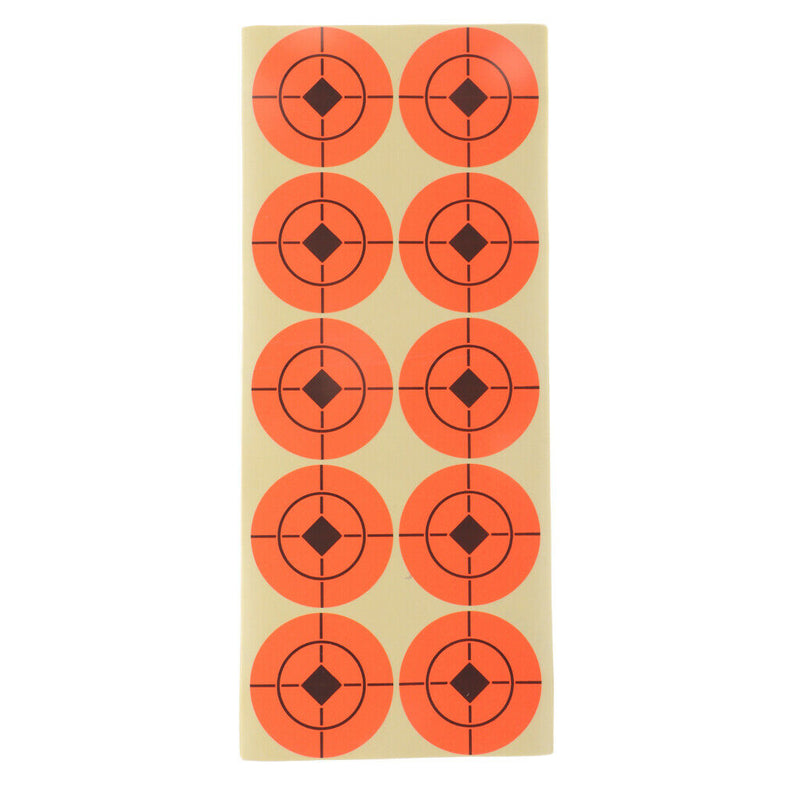 250pcs/25 Sheets Adhesive Paper Target Roll Stickers For  Exercise