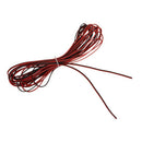 22 GAUGE 8M RED BLACK ZIP WIRE AWG CABLE POWER GROUND STRANDED tinned coppe T2H9
