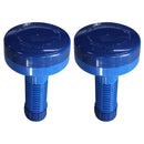 Floating Pool Chlorine Dispenser Adjustable Flow Vents Cap 1inch_Blue Modern