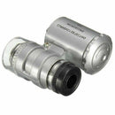 New Pocket Eye Magnifying Coins Glass Microscope Loupe Loop Magnifier Jewelry