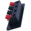 5pcs 4 Way Press Release Stereo Speaker Connector Terminals Strip Lock D3X7