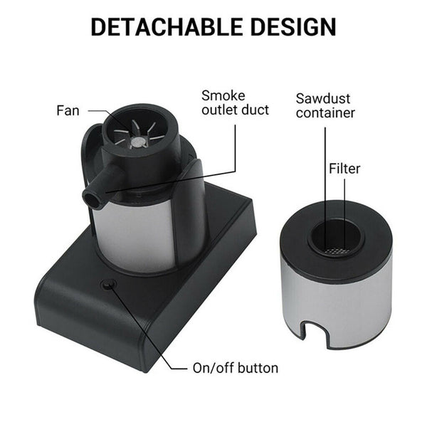 Portable Smoke Infuser Cold Smoking Gun BBQ Smoker Indoor Cooking Tool