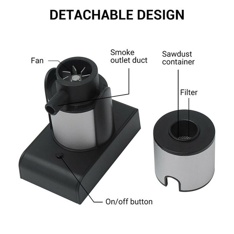 Portable Smoke Infuser Cold Smoking Gun BBQ Smoker Indoor Cooking Tool
