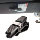Universal Black Car SUV Sun Visor Glass Sunglass Card Ticket Holder Clip Holder