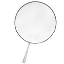 Stainless Steel Splatter Screen Handle Anti Grease Splash Scald Proof FryingH4J5
