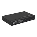 1X(4 Ports Usb Screen Splitter Kvm Switcher Synchronous Controller Keyboard