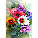 5D DIY Full Round Drill Diamond Painting Flowers Art Embroidery Kits (B925)