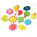 12Pcs Baby lovely Fridge Magnet Wooden Cartoon Animal Kids Educational Toys CRM