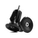 2x Aluminum Bicycle Bar End Plugs for Mountain Road Folding Bike (Black)