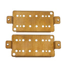 2pcs Brass Humbucker Pickup Baseplates for Electric Guitar (50mm+52mm)