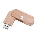 Rotating wooden USB 2.0 16GB Flash Storage High-speed Memory Stick U7K4