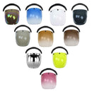 MotorcycleUnisex Bubble Visor Flip Up Face Shield Lens Windshield Dustproof