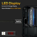 Quick Charging Voltage/Current LED USB Sync Charger Cable 1M Wire for