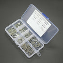 230pc M2 304 Stainless Steel Hex Socket Button Head Screws Bolts Nuts Assortment