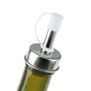 2PCS Stainless Steel Wine Pourers Stopper Beer Bottle Plug Spout Lid Oil Mout Hn