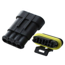 5 Kit 4 Pin Way Waterproof Electrical Wire Connector Plug N5L9