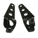 2 Pcs Replacement Headlight Bulbs Brackets, Motorcycle Repair Part - Black