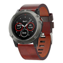 Leather Wrist Watch Band Bracelet Strap Belt 26mm For Garmin Fenix 3 Fenix 5X