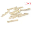 10pcs Electrical Wire Connection 12 Position Barrier Screw Terminal Strip M&O