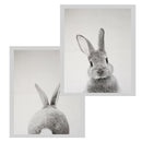 2-Pack Art Oil Painting Print Canvas Picture Rabbit Home Wall Decor 30x40cm