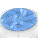 Ultrasonic Turbine Washing Machine Mini Tub Laundry Washer for Dorms Blue