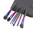 7pcs/set New Colorful Makeup Brushes Facial Makeup Cosmetics Brushes Set