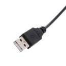 Black usb 2.0A male to 4-pin connector adapter cable for 5v computer pc fan F TO