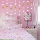 Round Banner Dot Wreath Banner Glitter Round Banner Hanging Ornament Garlan