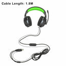 for Xbox one PS4 PC LED Game Headset Mic Stereo Surround Headphone 3.5mm Wired