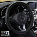 Universal Auto Car Steering Wheel Cover Leather Breathable Anti-slip Black 38c3C