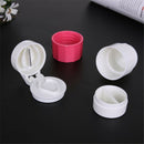 Portable 4 Layer Pill Crusher Grinder Splitter Divider Cutter Storage Box Tablet