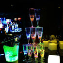 . Lights LED Champagne Glass Flashing Color Changing Party CUP \ ^ V0Y4