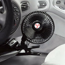 12V Vehicle Portable Fan Adjustable Car Truck Easy Attachment Cooling Clip  X6O1