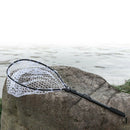 Leo Fly Fishing Net Fish Landing Net With Folding Aluminum Handle And Soft