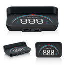 1X(3.5inch Universal Car Head Up Display Hud Obd Ii Obd2 Mph/ Km/H Speeding