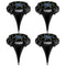 4pcs Waterproof LED Solar Outdoor Ground Lawn Lamp Landscape Night Light